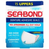 SEA-BOND Denture Adhesive Seals Uppers Original 15 ea