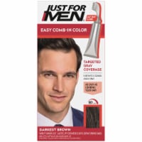 Just For Men® AutoStop Comb-In A-50 Darkest Brown Hair Color