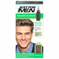 Just For Men® Original Formula H30 Light Medium Brown Shampoo Hair Color Perspective: Main
