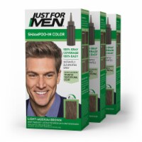 Just For Men Light-Medium Brown H-30 Shampoo-In Color