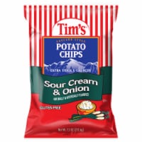 Tim's® Cascade Style Extra Thick & Crunchy Sour Cream & Onion Potato Chips