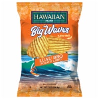 Hawaiian® Big Waves Luau BBQ Potato Chips Perspective: Main