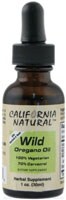 California Natural Wild Oregano Oil Perspective: front