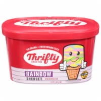 Thrifty Rainbow Sherbert Ice Cream Tub Perspective: Main