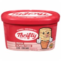 Thrifty Mocha Almond Fudge Ice Cream Tub Perspective: Main