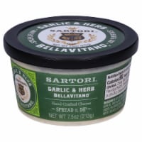Sartori® Garlic & Herb BellaVitano® Cheese Spread & Dip Perspective: Main