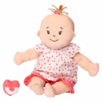 Manhattan Toy Baby Stella Peach with Light Brown Hair Soft First Baby Doll