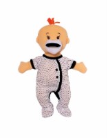 Manhattan Toy Wee Baby Stella Peach 12 Inch Soft Baby Doll with Red Hair Tuft and Onesie