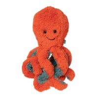 Manhattan Toy Coral Orange Octopus 12  Ocean Sea Life Stuffed Animal Toy
