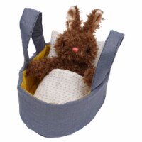 Manhattan Toy Moppettes Beau Bunny Stuffed Animal Nurturing Playset