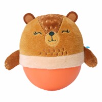 Manhattan Toy Wobbly Bobbly Bear Weighted, Soft Silicone Wobble Ball