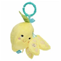 Manhattan Toy Mini-Apple Farm Lemon Baby Travel Toy with Rattle, Squeaker Perspective: Main