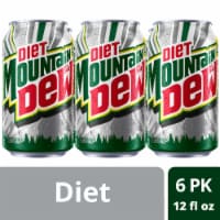 Mountain Dew® Diet Soda Cans Perspective: Main