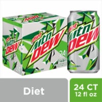 Diet Mountain Dew® Soda Cans Perspective: Main