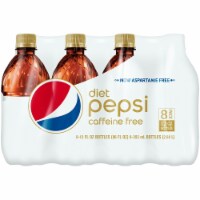 Diet Pepsi Caffeine Free Soda Bottles Perspective: Main