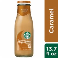 Starbucks® Frappuccino® Caramel Iced Coffee Bottle Perspective: Main