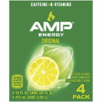 Mountain Dew® Amp® Original Citrus Multipack Energy Drink Cans Perspective: Main