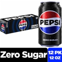 Pepsi Cola® Zero Sugar Soda Cans