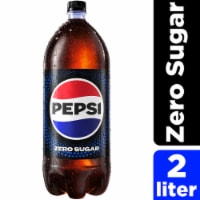 Pepsi Cola® Zero Sugar Soda Bottle Perspective: Main