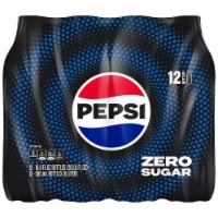 Pepsi Zero Sugar Soda Bottles Perspective: Main