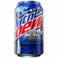 Mountain Dew Voltage® Raspberry Citrus Flavored Soda Perspective: Main