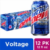 Mountain Dew® Voltage Raspberry Citrus & Ginseng Soda Cans