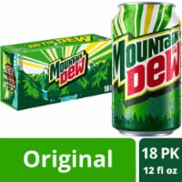 Mountain Dew® Soda Cans Perspective: Main