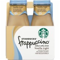 Starbucks Vanilla Light Frappuccino Chilled Coffee Drink 5 Pack Perspective: Main
