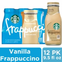 Starbucks® Vanilla Frappuccino Iced Coffee Multipack Bottles Perspective: Main