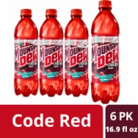 Mountain Dew® Code Red Soda Bottles Perspective: Main