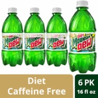 Diet Mtn Dew® Caffeine Free Soda Bottles Perspective: Main