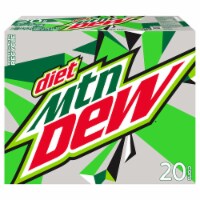 Diet Mountain Dew Citrus Soda Cans Perspective: Main