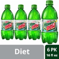 Diet Mountain Dew® Soda Bottles Perspective: Main