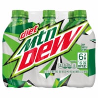 Diet Mountain Dew® Soda Bottles Perspective: Main