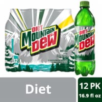 Diet Mountain Dew® Soda Bottles Perspective: Main