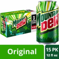 Mountain Dew® Soda Cans Perspective: Main