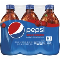 Pepsi Cola Wild Cherry Soda Bottles Perspective: Main