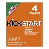 Mountain Dew Kickstart Orange Citrus Soda Perspective: Main