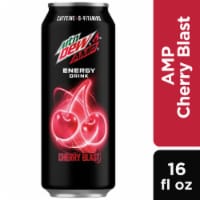 Mountain Dew® Amp® Cherry Blast Energy Drink Can Perspective: Main