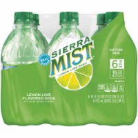 Sierra Mist Lemon Lime Flavored Soda Bottles Perspective: Main
