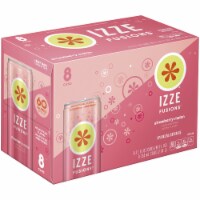 Izze Fusions Strawberry Melon Sparkling Beverage Perspective: Main