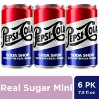 Pepsi Cola® Real Sugar Soda Mini Cans