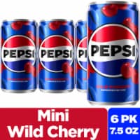 Pepsi Cola® Wild Cherry Soda Mini Cans