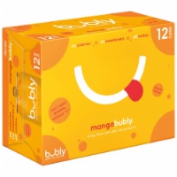 Bubly™ Mango Flavored Sparkling Water Cans Perspective: Main