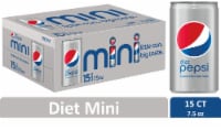 Diet Pepsi Cola® Soda Mini Cans Perspective: Main