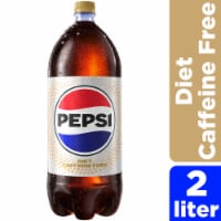 Diet Pepsi Cola Caffeine Free Soda Bottle