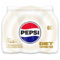 Diet Caffeine Free Pepsi Soda Bottles Perspective: Main