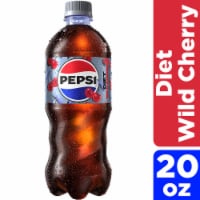 Diet Pepsi Cola® Wild Cherry Soda Bottle Perspective: Main