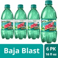 Mountain Dew® Baja Blast Soda Bottles Perspective: Main