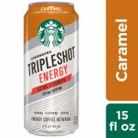 Starbucks® Tripleshot® Energy Extra Strength Caramel Iced Coffee Can Perspective: Main